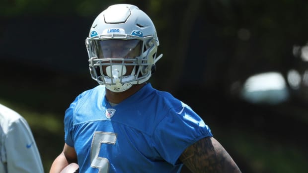 Detroit Lions running back David Montgomery